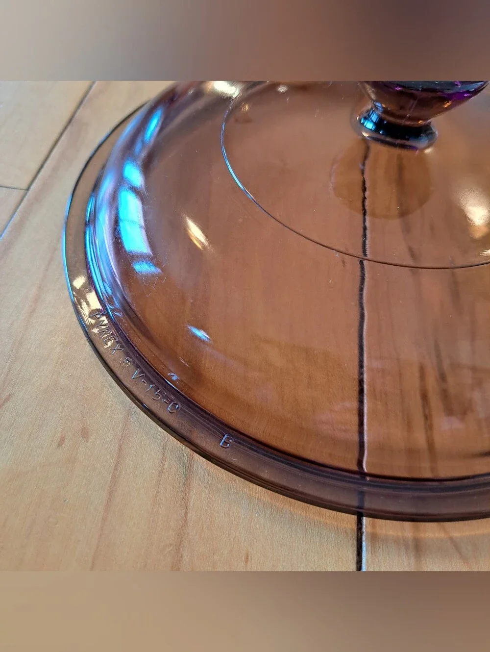 PYREX VISION Corning Ware Amber Glass Sauce Pan 1.5 L Cookware Pot With Lid USA